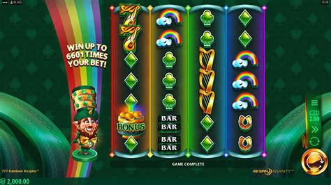 777 Rainbow Respins Free Play in Demo Mode .
